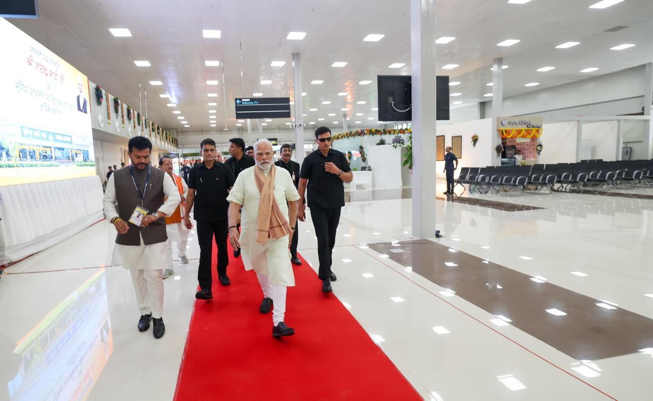 Purnea Airport interim terminal interior readiness